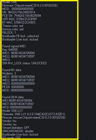 Huawei Bootloader Code Read Via Testpoint Hcu Client